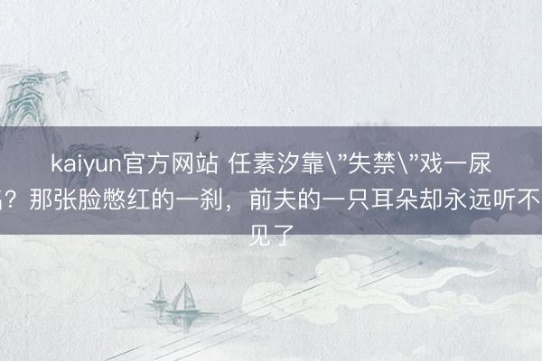 kaiyun官方网站 任素汐靠