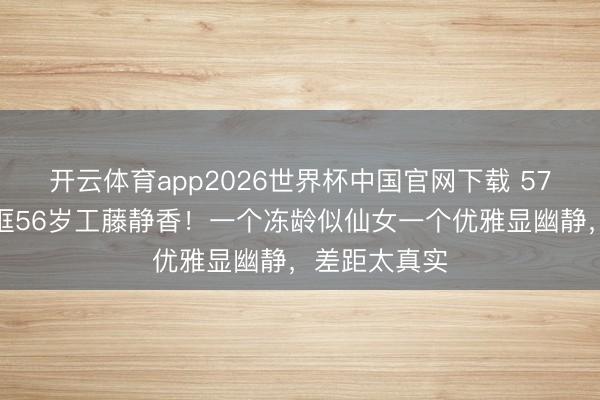 开云体育app2026世界杯中国官网下载 57岁邱淑贞同框56岁工藤静香！一个冻龄似仙女一个优雅显幽静，差距太真实