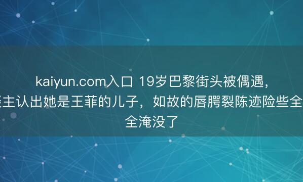 kaiyun.com入口 19岁巴黎街头被偶遇，没东谈主认出她是王菲的儿子，如故的唇腭裂陈迹险些全淹没了